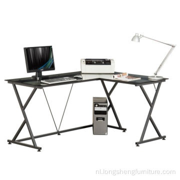 L-vorm computer kantoor product tafel